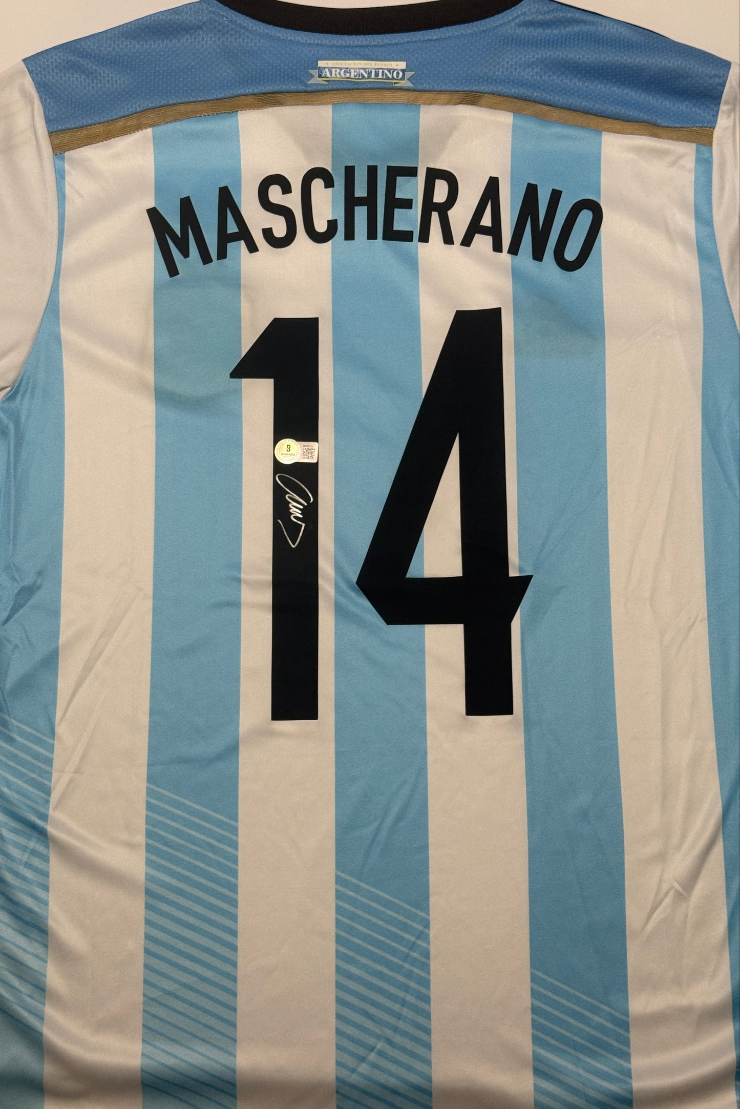 Javier Mascherano signed jersey