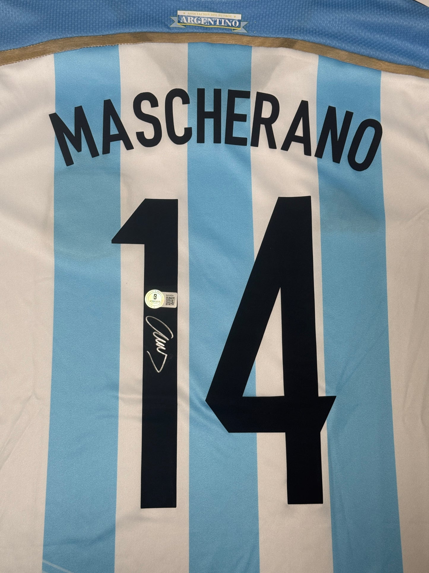 Javier Mascherano signed jersey