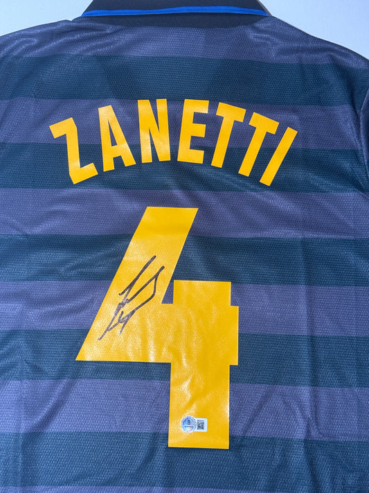 Javier Zanetti signed jersey