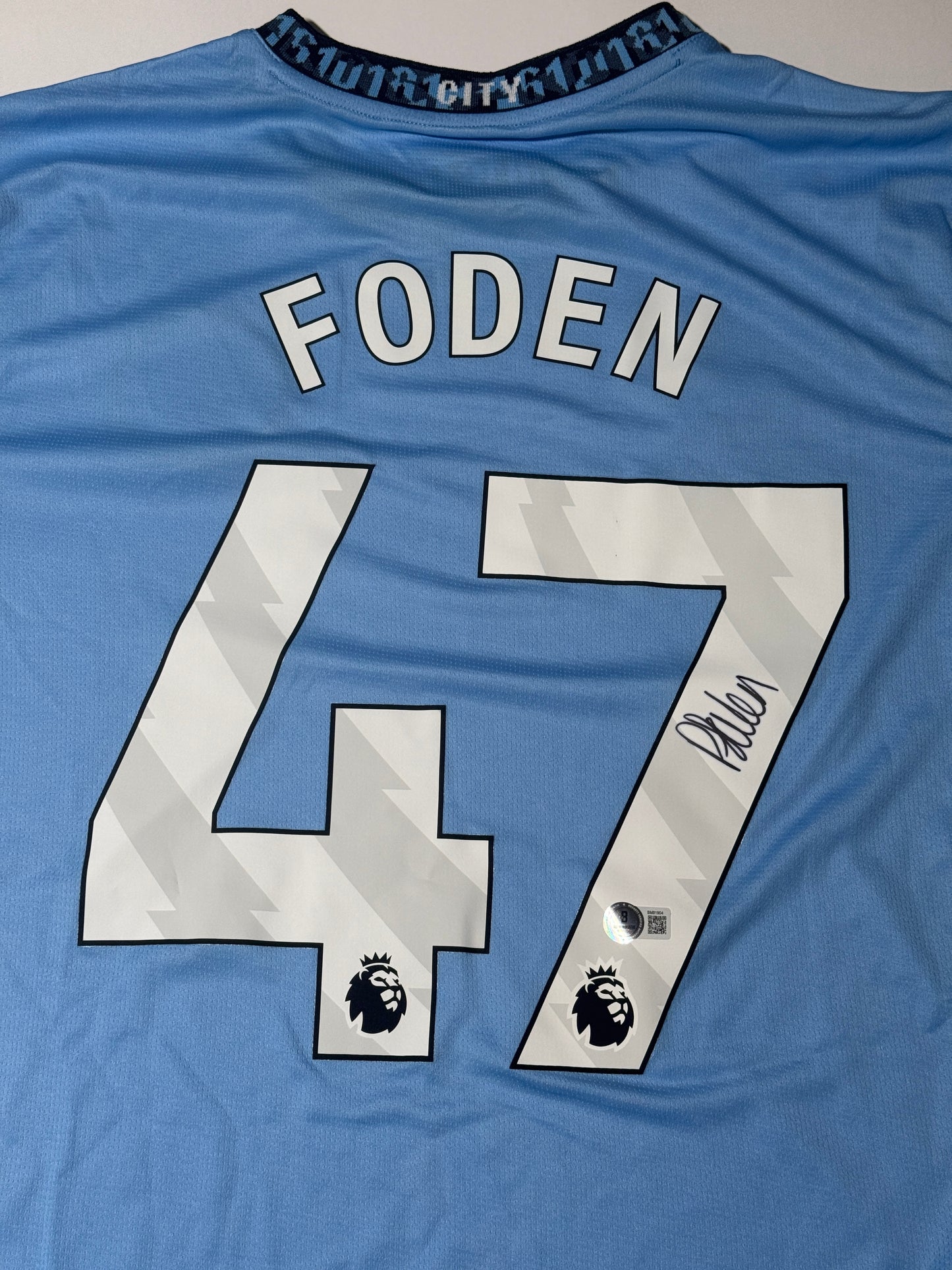 Phil Foden signed jersey