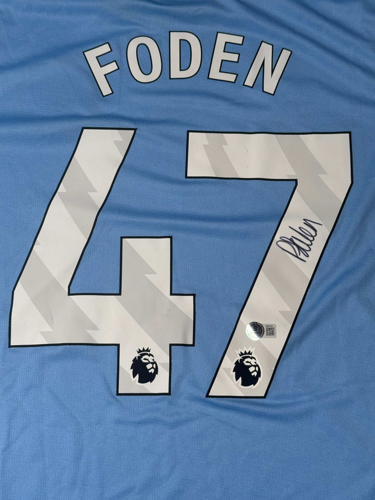 Phil Foden signed jersey