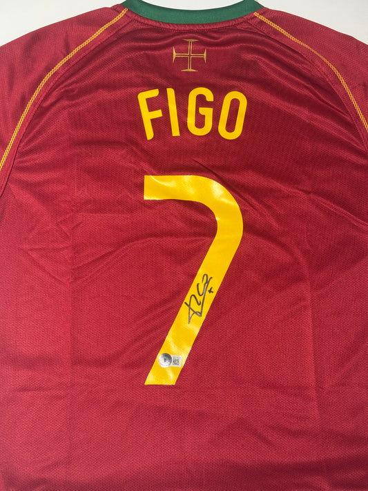 Luis Figo signed Portugal jersey