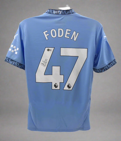 Phil Foden signed jersey